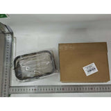 Savoniera Dubla, Flippy, 2 Straturi, Instalare fara Perforare, Agatatoare Burete, 13.5 x 8.5 x 6 cm, Gri