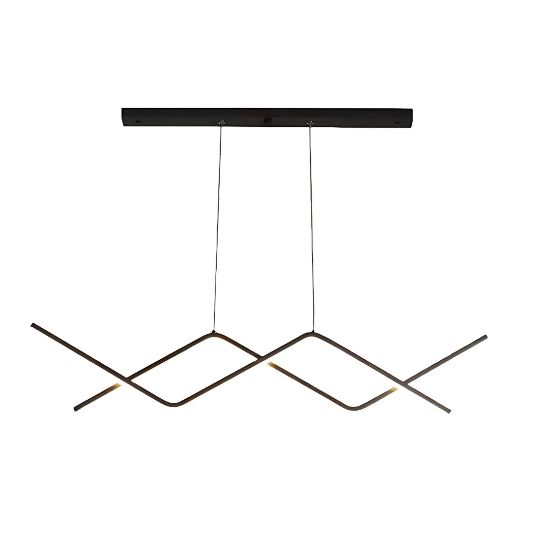 Lustră LED Suspendată Zigzag Dimabilă | ZigzagLED - vivimall.ro