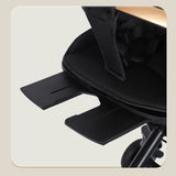 Carucior Sport Flippy 3in1, 6-36 Luni, Reversibil, Pliabil, Tavita pentru Masa, Pozitie de Somn, Centura de Siguranta, Roti 360, Suport Pahar, Copertina pentru Soare, 32x63x95cm, Bej Model Cosmos - vivimall.ro