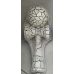 Kendama Crack, Flippy, din Lemn, 18 cm, +14 Ani, Diametru Bila 6 cm, Model Crapat, Alb - vivimall.ro