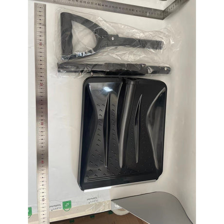 Lopata de Zapada, Vivimall, Multifunctionala, Demontabila, cu Maner Antiderapant, Aluminiu, Plastic, Solutia pentru Iarna, pentru Deszapezire, 80x11x25.7 cm, Neagra - vivimall.ro