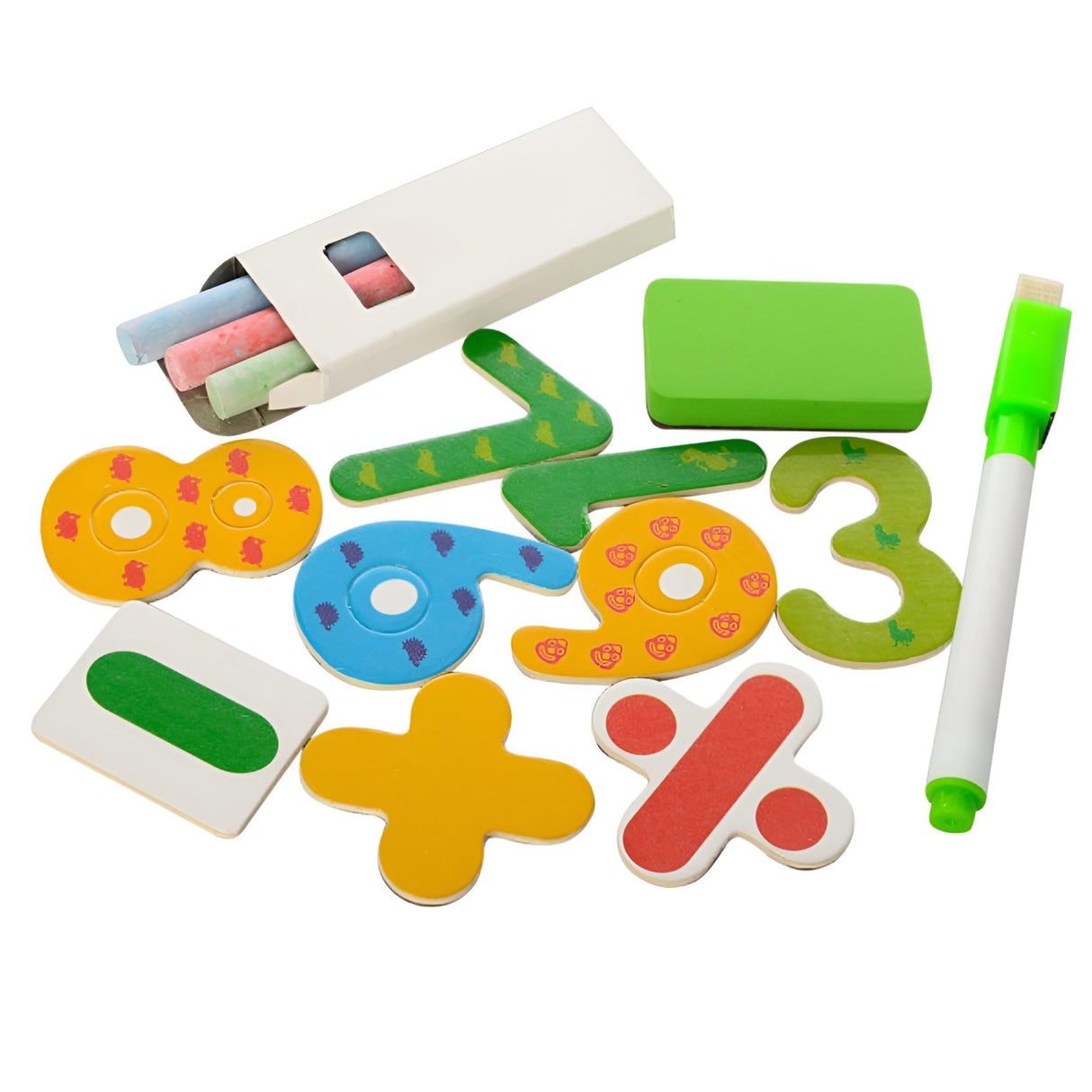 Tabla Educationala Magnetica, Flippy, Pliabila si Creativa, Litere si Cifre Magnetice, Suprafata pentru Creta si Marker, Dezvolta Creativitatea si Logica Matematica, din Lemn Natural, 3 ani+, Portocaliu - vivimall.ro