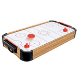 Masa Air Hockey Graffiti fara Picioare, Vivimall, Lemn, 2 Pucuri, Tabela Scor, 2 Impingatoare, 76x38x9 cm, Maro - vivimall.ro