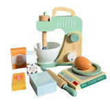 Set de Joaca Educativ, Flippy, Jucarie Montessori Interactiva pentru Gatit, Mixer de Bucatarie din Lemn, Cintar si Ingridiente, 3 ani+, Multicolor - vivimall.ro