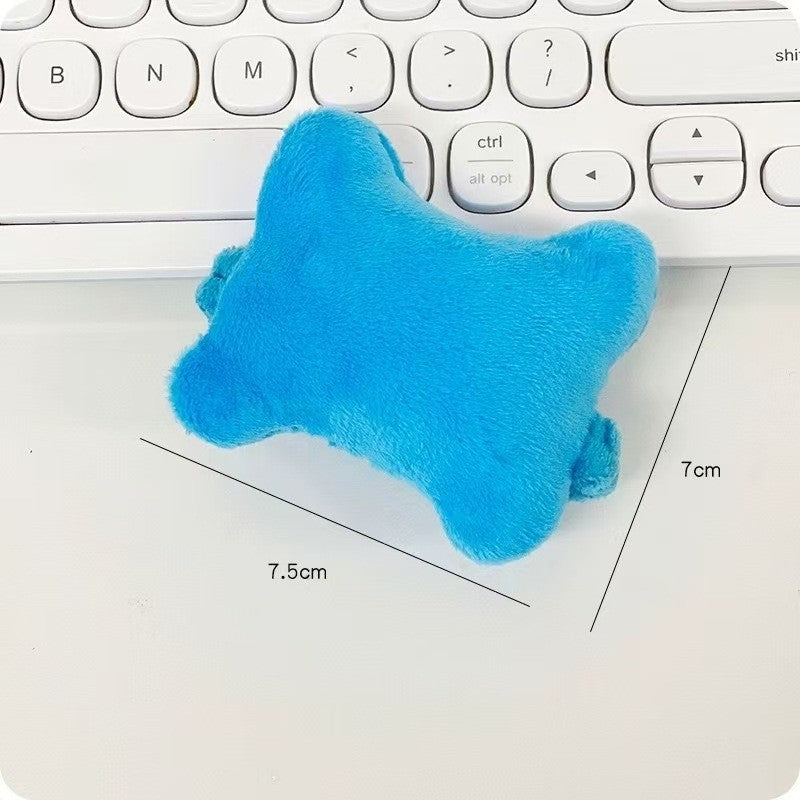 Suport de Mana, Flippy, Pernuta pentru Incheietura cu Banda Elastica, pentru Mouse, Moale, 7.5 x 7 cm, Albastru