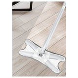 Set Mop Plat + Galeata, Cu Sistem De Stoargere, Lungime Telescopica 140 Cm, /Galben - vivimall.ro