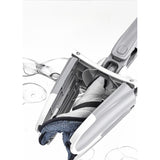 Set Mop Plat + Galeata, Vivimall, cu Sistem de Stoargere, Lungime Telescopica 140 cm, Argintiu/Galben - vivimall.ro