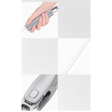 Mop Plat, Vivimall, cu Sistem de Stoarcere, 4 Lavete Incluse, Lungime Telescopica 140 cm, Argintiu - vivimall.ro