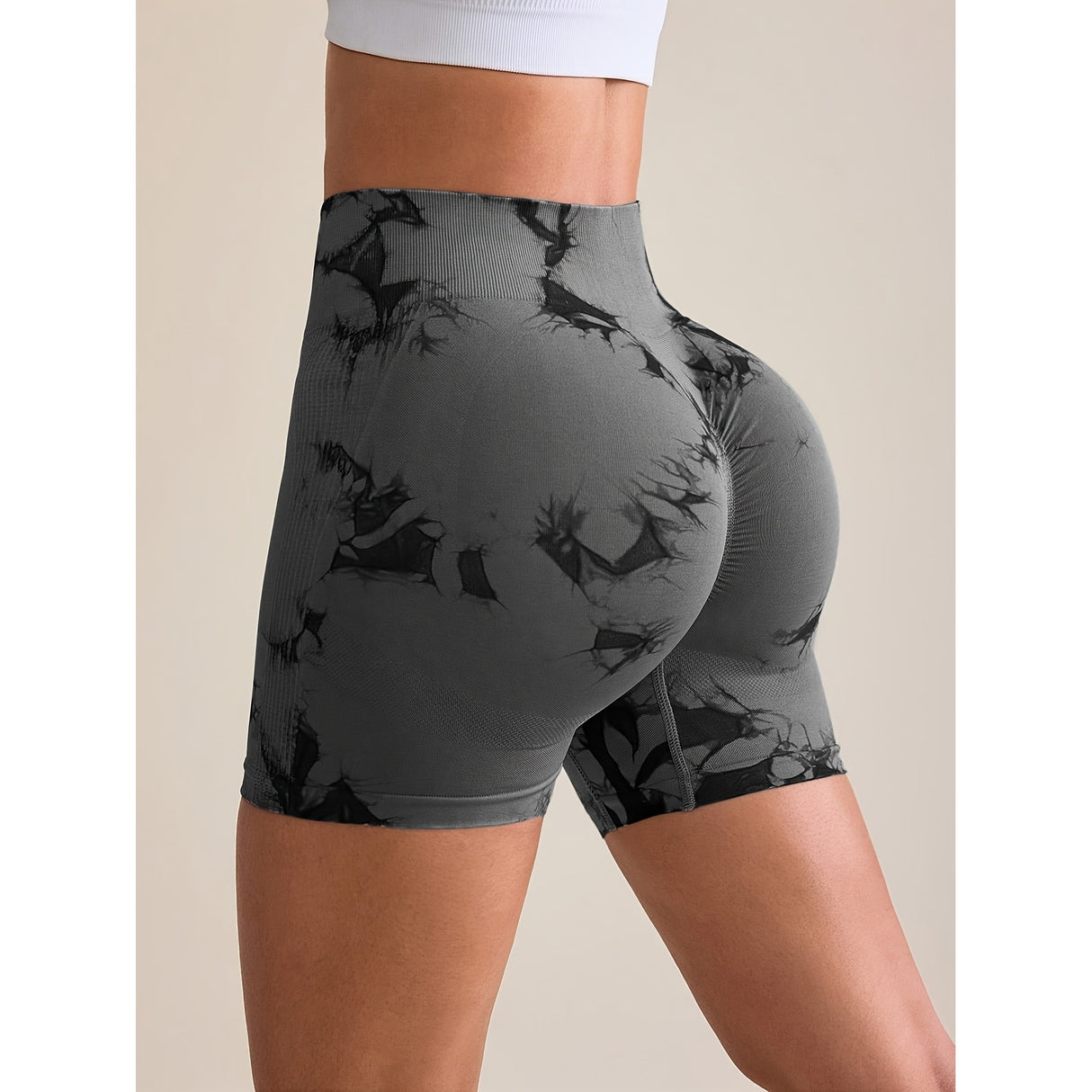 Pantaloni de Fitness/Yoga, Flippy, pentru Femei, Material Elastic, Spandex, Gri, Marime L - vivimall.ro