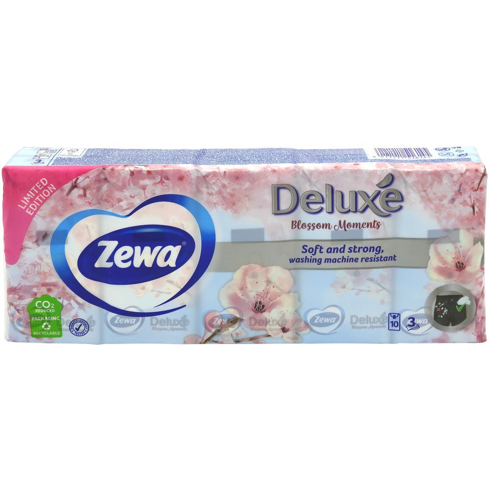 Batiste Igienice, ZEWA, Model, Set 10 Bucati, 3 Straturi - vivimall.ro